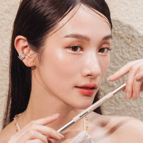 Moody珠光雙頭臥蠶筆(香檳色) - Image 3